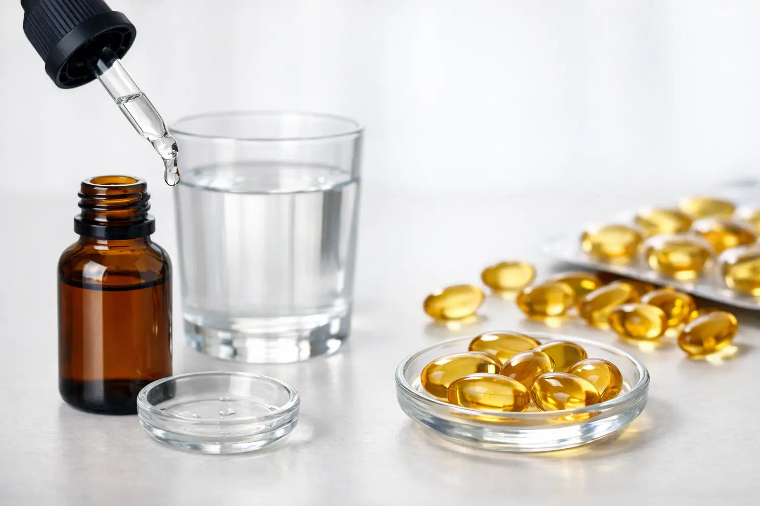 Liquid Drops vs Softgel Supplements Absorption