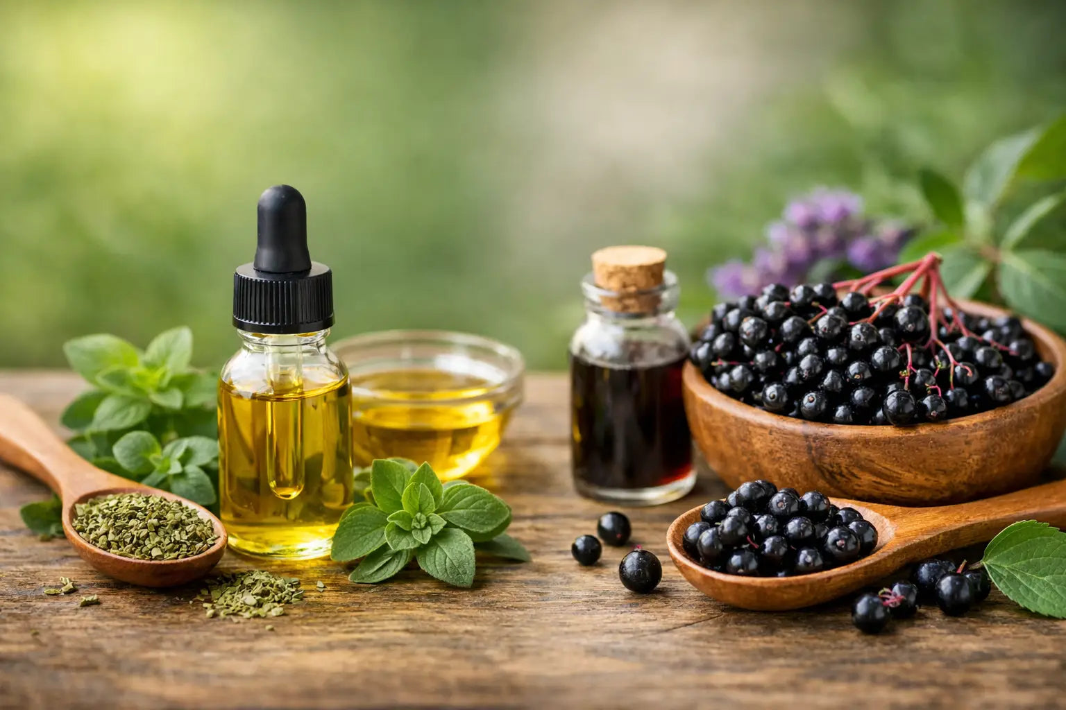 Oregano Oil Versus Elderberry for Seasonal Support