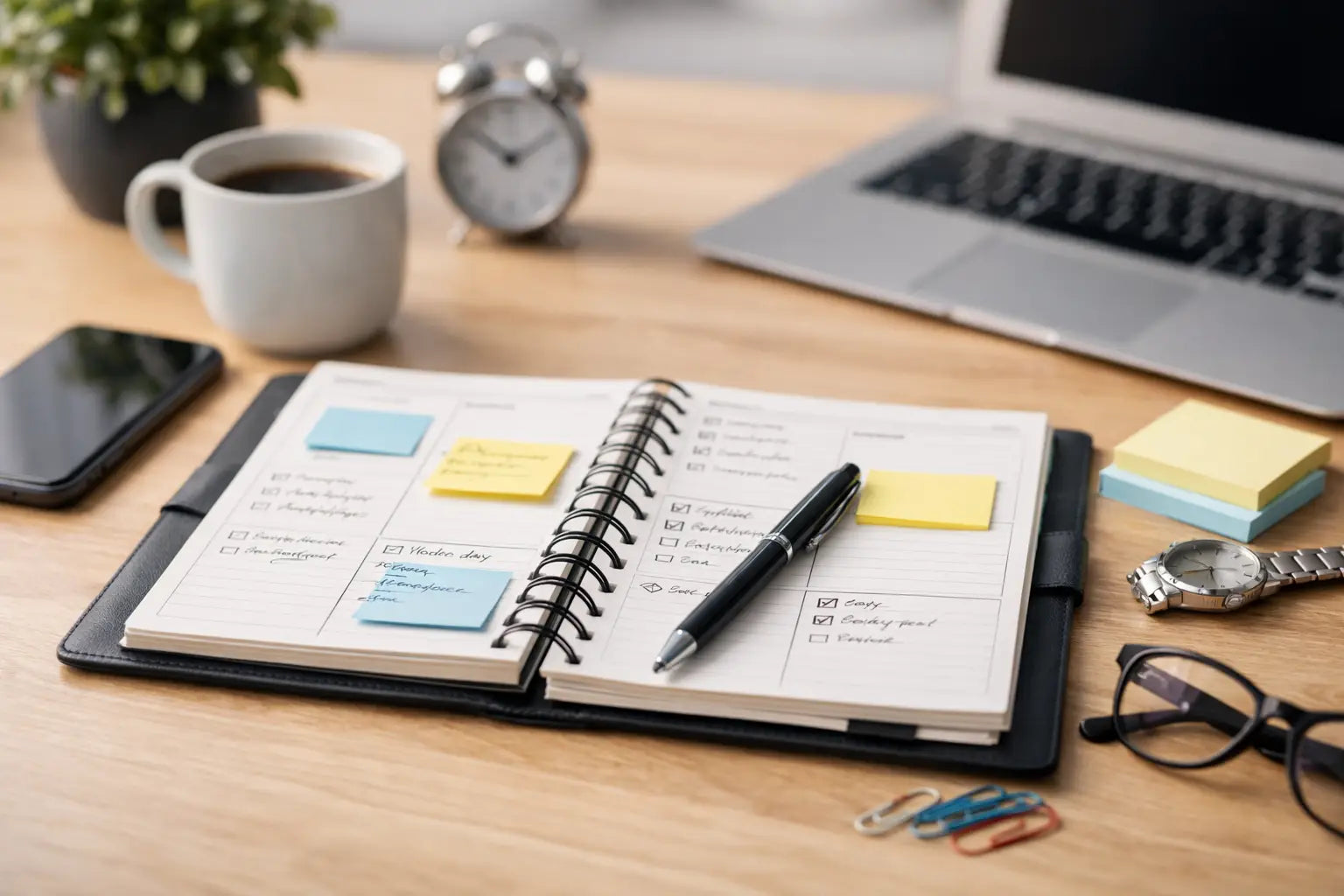 Weekly Organizer Review for Busy Daily Routines