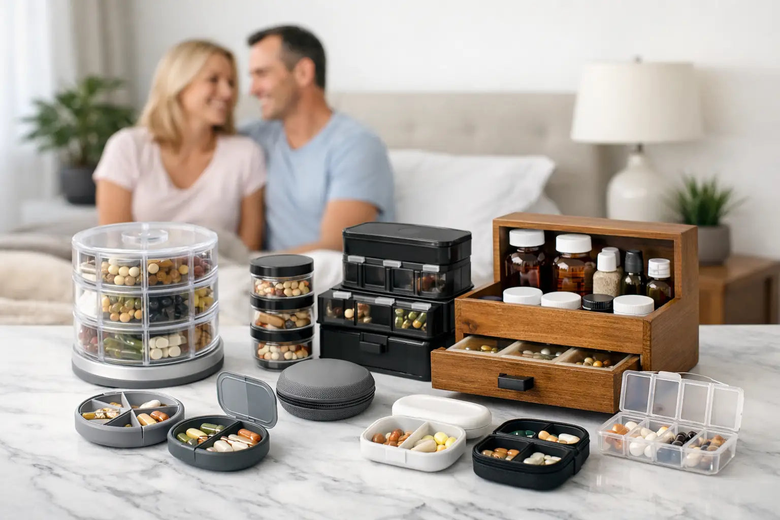 8 Best Supplement Organizers for Couples