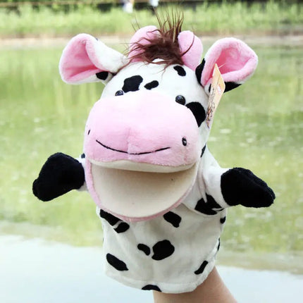 Plush Cartoon Animal Puppets for Early Education