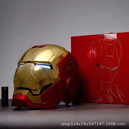 Iron Man MK5 Helmet 1:1 Wearable Voice-Controlled