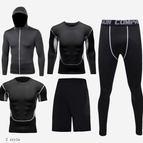 Black 4-piece set / 3XL