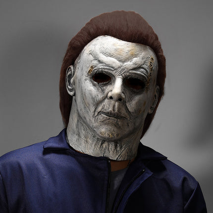 New Halloween Latex Michael Myers Mask Headset