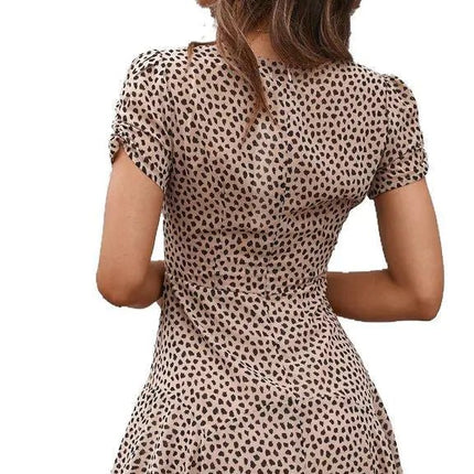 Summer Sexy V - Neck Ruffle Dress for Women - Lamarshop1