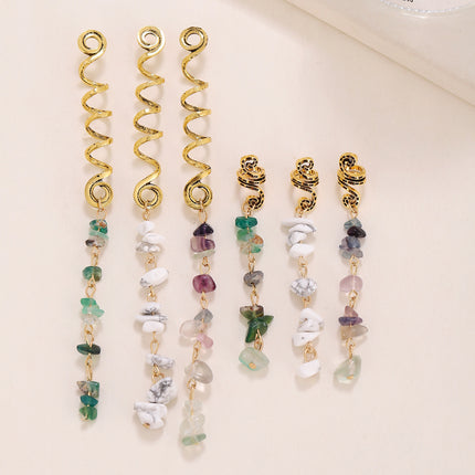 Vintage Hair Accessories Pendant for DIY Braids