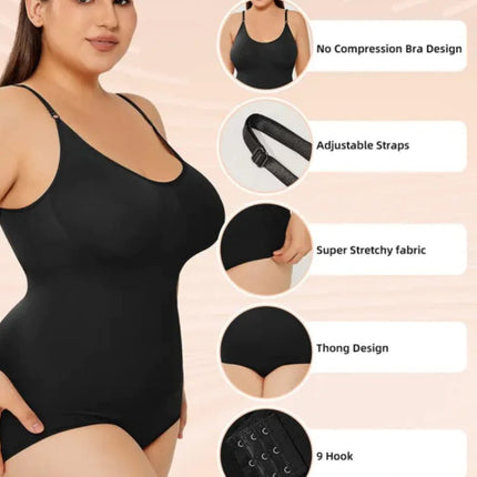 Tummy Control Full Bust Shapewear Bodysuit - Lamarshop1