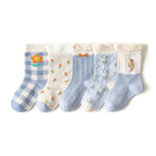 Mori Style Bear With Scarf / S / 5Pair