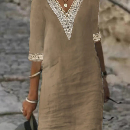 YZ1224 Women's Casual Loose Dress for Fall/Winter