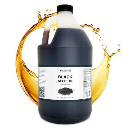 Zatural Black Seed Oil Nigella Sativa Cold Pressed Cumin Oil Digestion Skin Brain Immune Joints & More (128 Fl Oz)