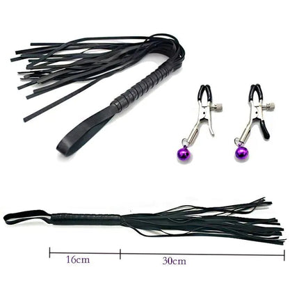10-Piece Plush Strap Teasing Toy Set