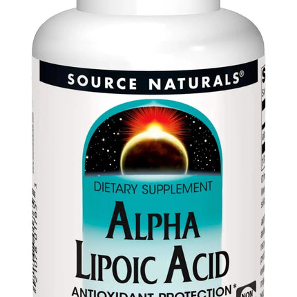 Source Naturals Alpha Lipoic Acid 300 mg Supports Healthy Sugar Metabolism Liver Function & Energy Generation - 120 Capsules - Lamarshop1