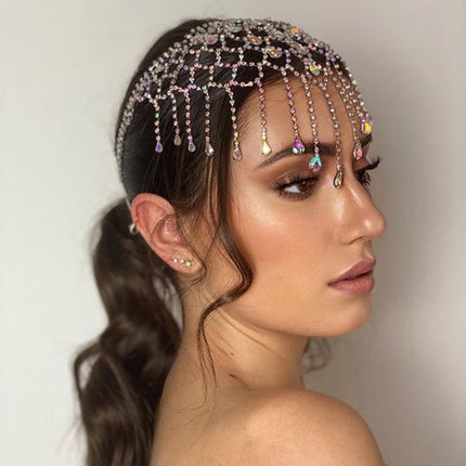Zircon Evening Rhinestone Hair Accessory for Brides