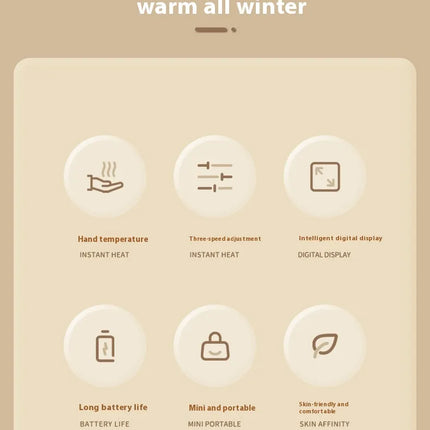 Portable Rechargeable Hand Warmer