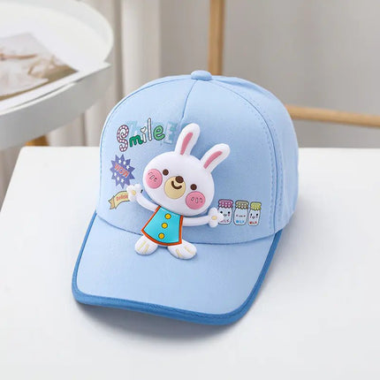 Spring/Summer Girls' Baseball Caps for Ages 2-5