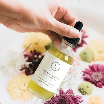 Natural Body Oil, Grapefruit Moisturizing Body Oil - Lamarshop1