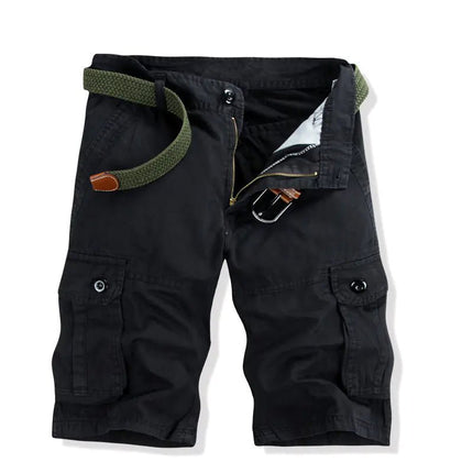 Men's Casual Cotton Cargo Shorts with Big Pockets - Lamarshop1