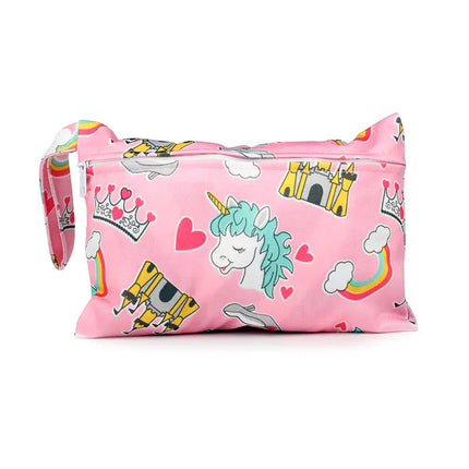 Cartoon Mini Zipper Diaper Bag & Makeup Cotton Pouch - Lamarshop1