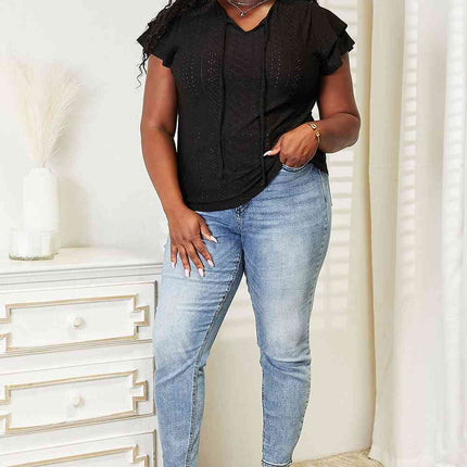 Flutter Sleeve Top-
