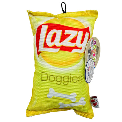 Fun Food Lazy Doggie Chips 8" Dog Toy - Lamarshop1