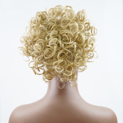 Curly High-Temperature Synthetic Hair Bun Accessories