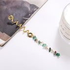 Mixed color green long