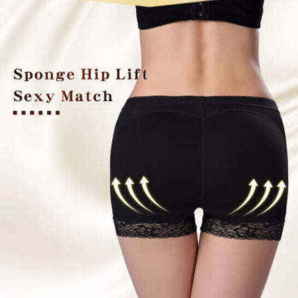 Booty Shaper Padded Underwear Panty Women's FAKE ASS Butt Lifter & Hip Enhancer