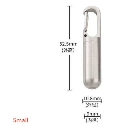 Portable Waterproof Stainless Steel Pill Box - Lamarshop1