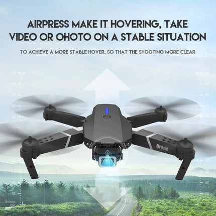 2023 New RC Drone With 4K HD Dual Camera WiFi FPV Foldable Quadcopter +4 Battery - Lamarshop1