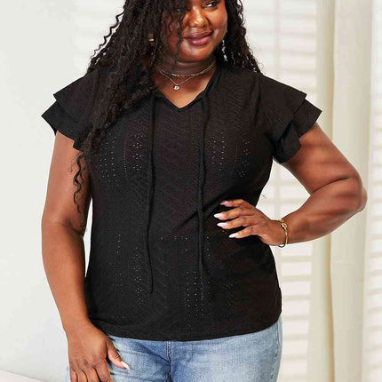 Flutter Sleeve Top-