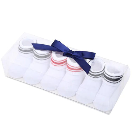 Cute Cartoon Polka Dot Baby Socks with Bow Set