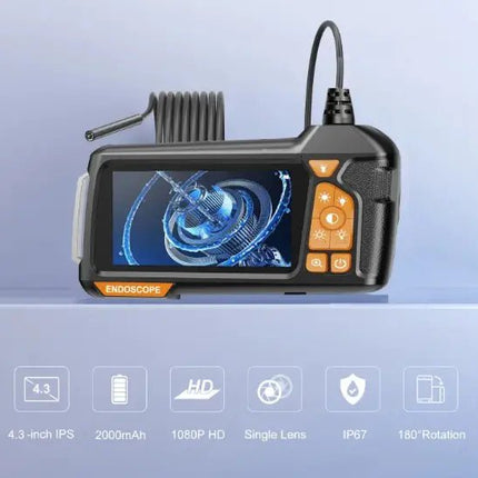 Handheld Single Lens With Screen Endoscope - Lamarshop1