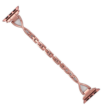 Apple Watch Band X-Type Stainless Steel with Diamonds