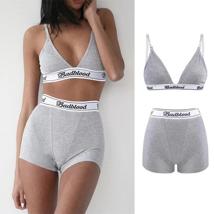 2020 Summer Women's Casual Set with V-Neck Tank Top