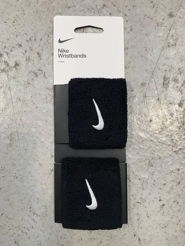 NIKE Swoosh Black Wristbands - Lamarshop1