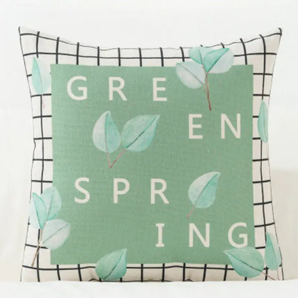Artistic Plant - Themed Pillow Cover for Sofa and Car - Lamarshop1