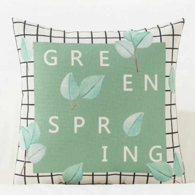 Artistic Plant - Themed Pillow Cover for Sofa and Car - Lamarshop1