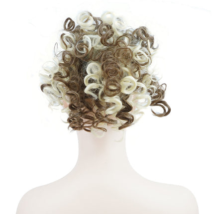 Curly High-Temperature Synthetic Hair Bun Accessories