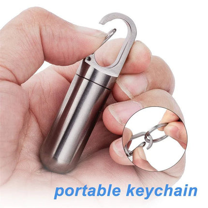 Portable Waterproof Stainless Steel Pill Box - Lamarshop1