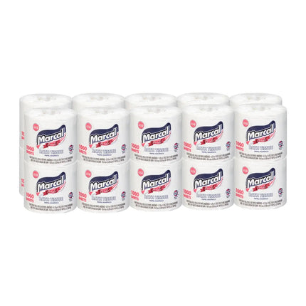 Marcal Pride Toilet Paper White 1000 Sheets Per Roll 20 Rolls Per Case - Sustainable and Chlorine Free Bath Tissue 03408 - Lamarshop1