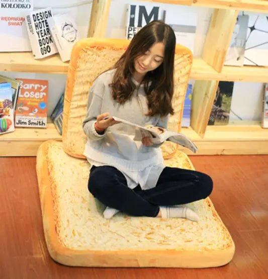Toast Cushion Pillow - Lamarshop1