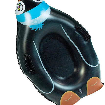 SNOWCANDY Animal Inflatable Snow Sled Multiple Animal Styles (Winter Penguin Inflatable Snow Sled)
