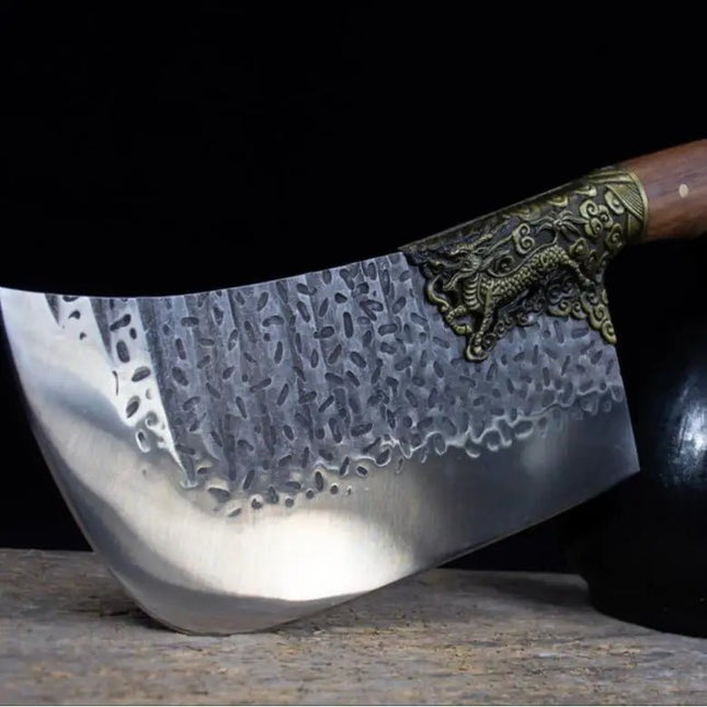 Household Bone Chopping Hand - forged Kitchen Knife Dual - use Knife Ghost Hand Made Chef Knives - Lamarshop1