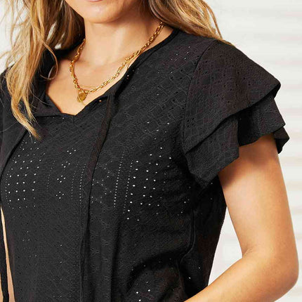 Flutter Sleeve Top-