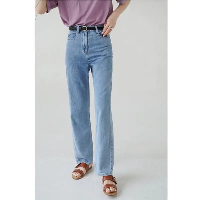 Women's Casual Fit Straight-Leg Wide-Leg Jeans