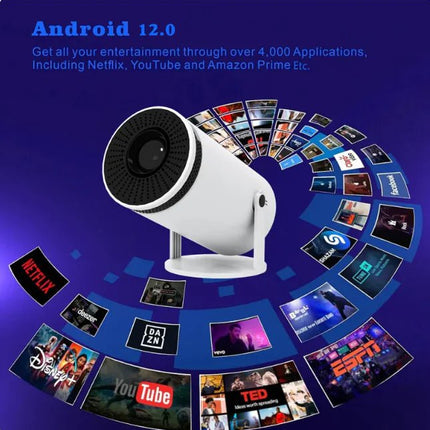 4K Bluetooth Mini Projector - Lamarshop1