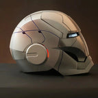 Full silver helmet