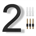 House Number 2 / Black -200MM