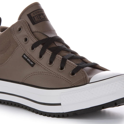 Converse Unisex Chuck Taylor All Star Malden Street Sneaker Boot- Lace up Closure Style - Engine Smoke/Black Brown 7