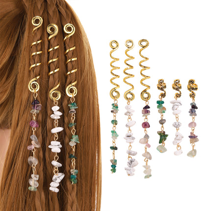 Vintage Hair Accessories Pendant for DIY Braids